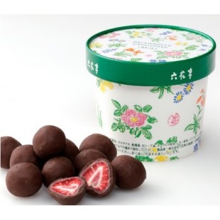 六花亭草莓巧克力绿盒100g/杯